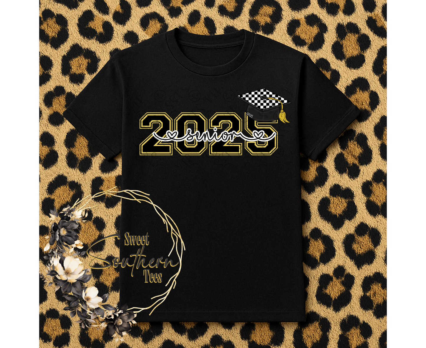 Graduation- Senior 2025 Gold 2 piece set- unisex