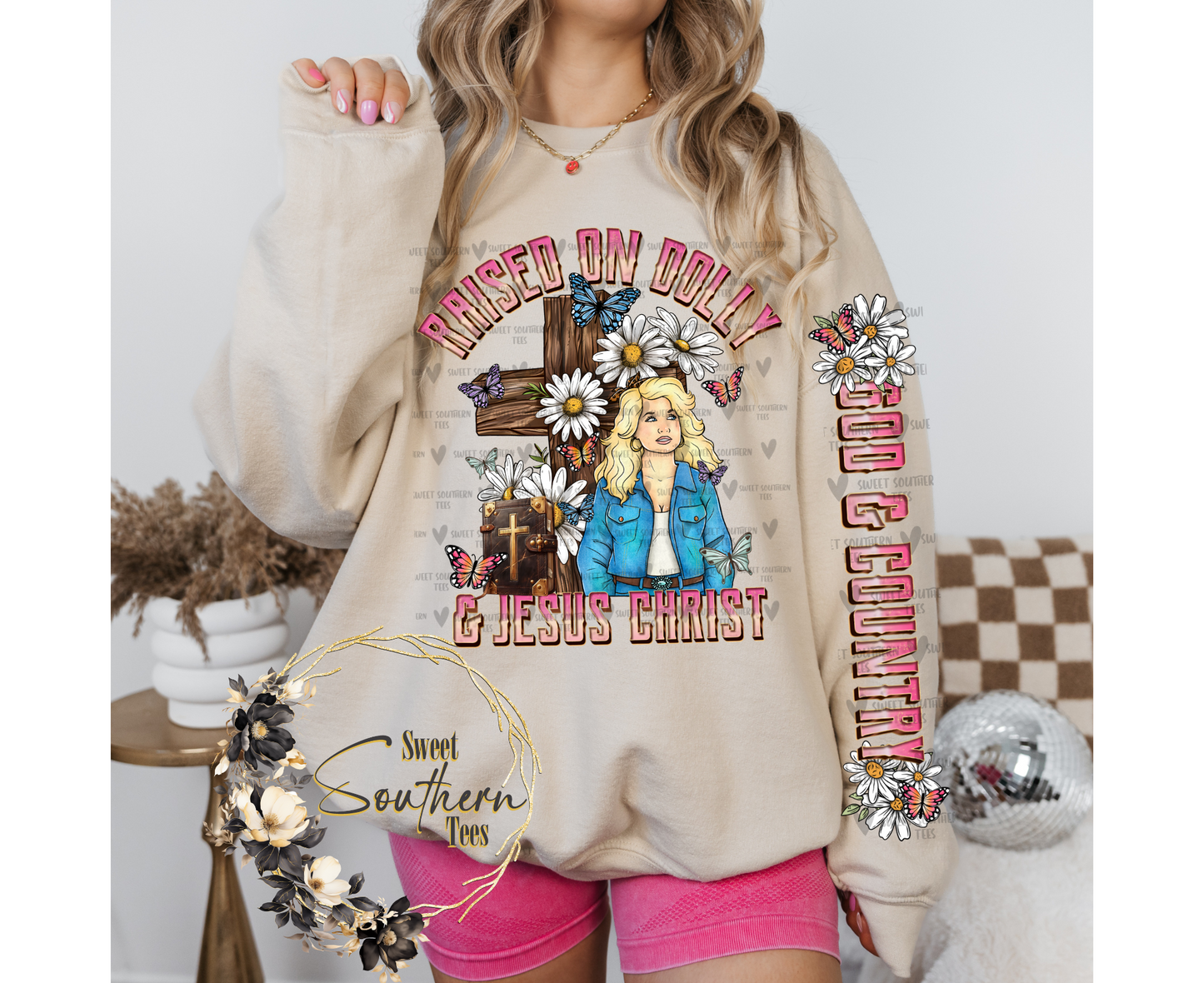 Raised on Dolly & Jesus Christ with sleeve