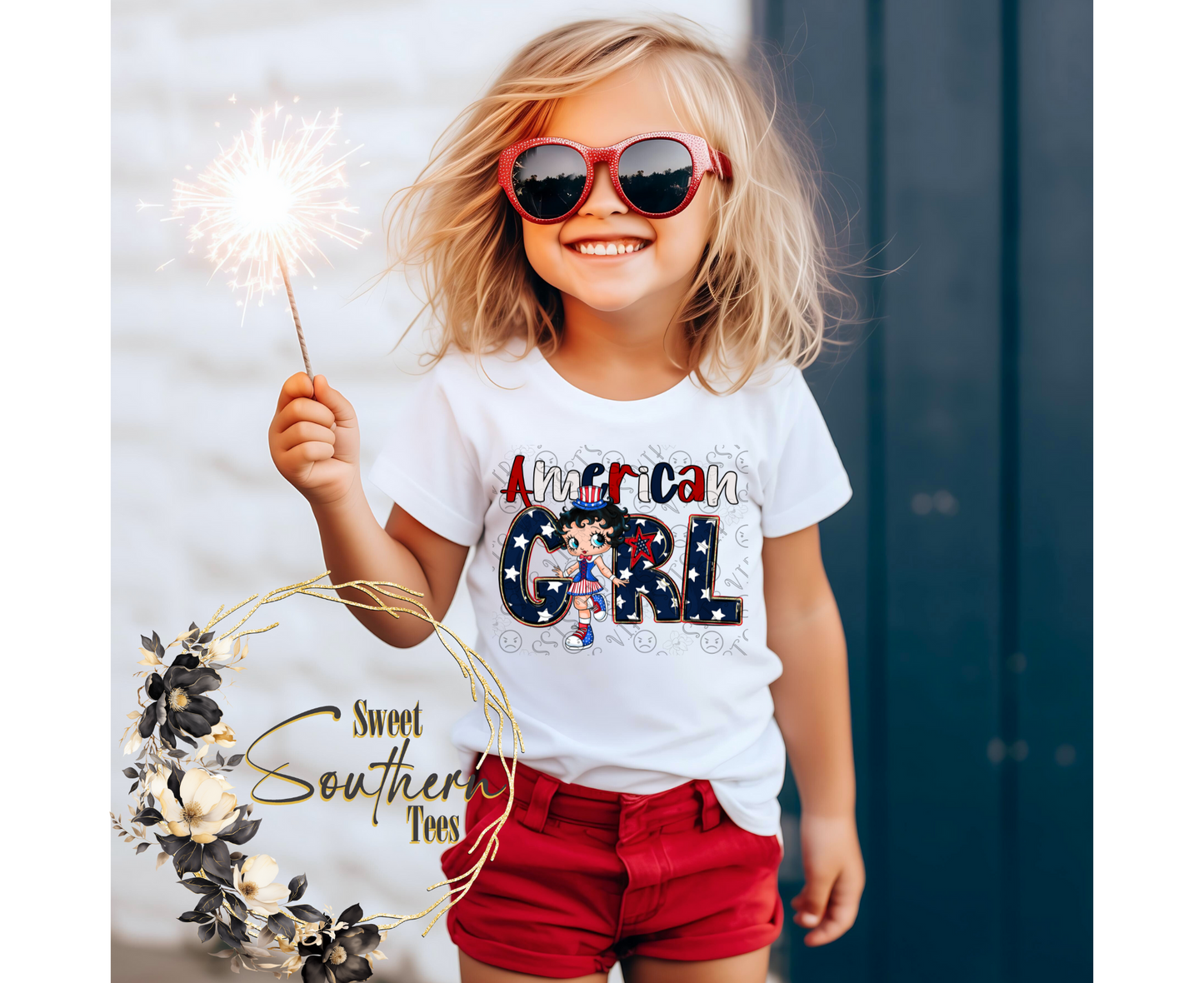 Betty Boop-American Girl 4th Of July