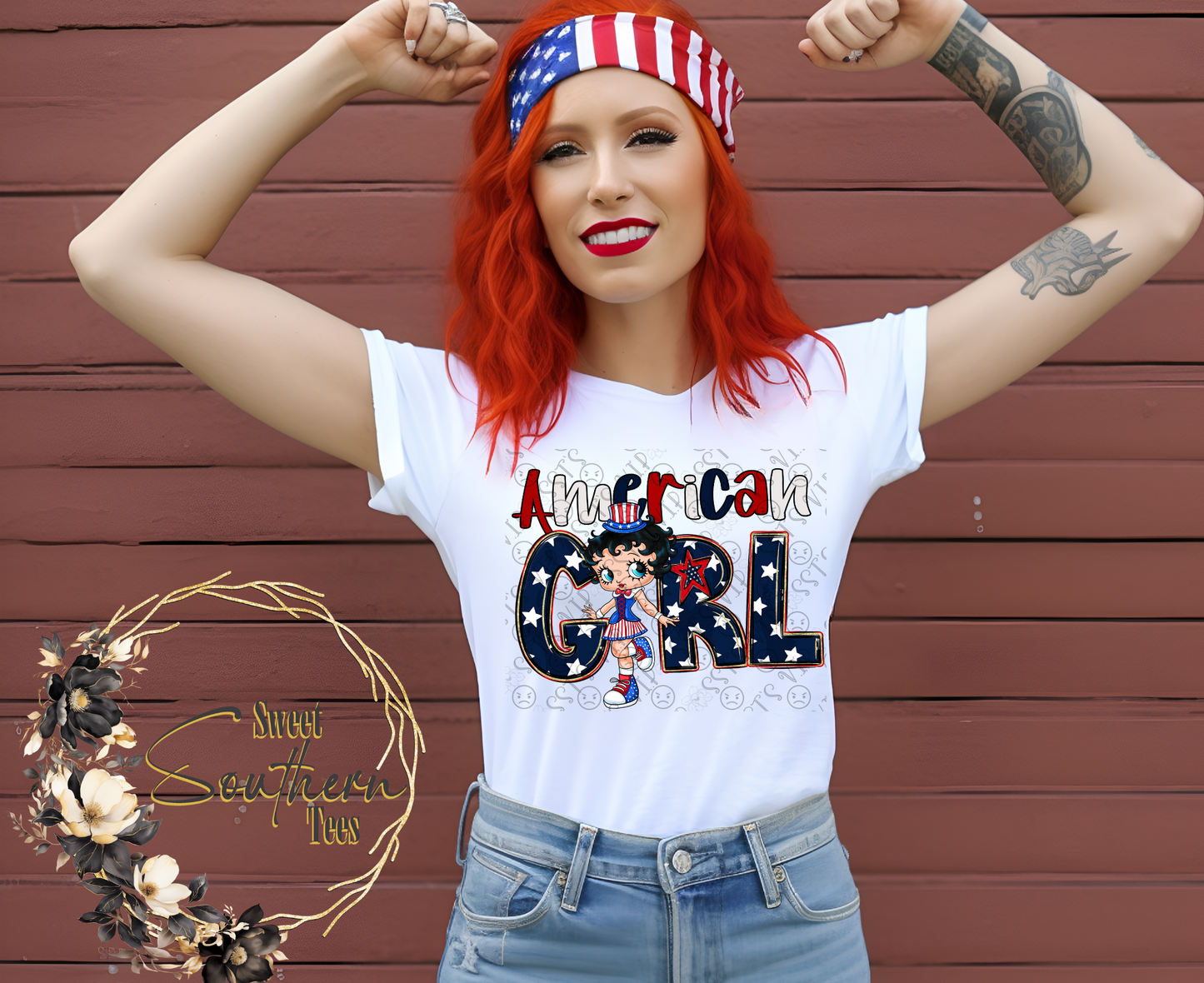 Betty Boop-American Girl 4th Of July