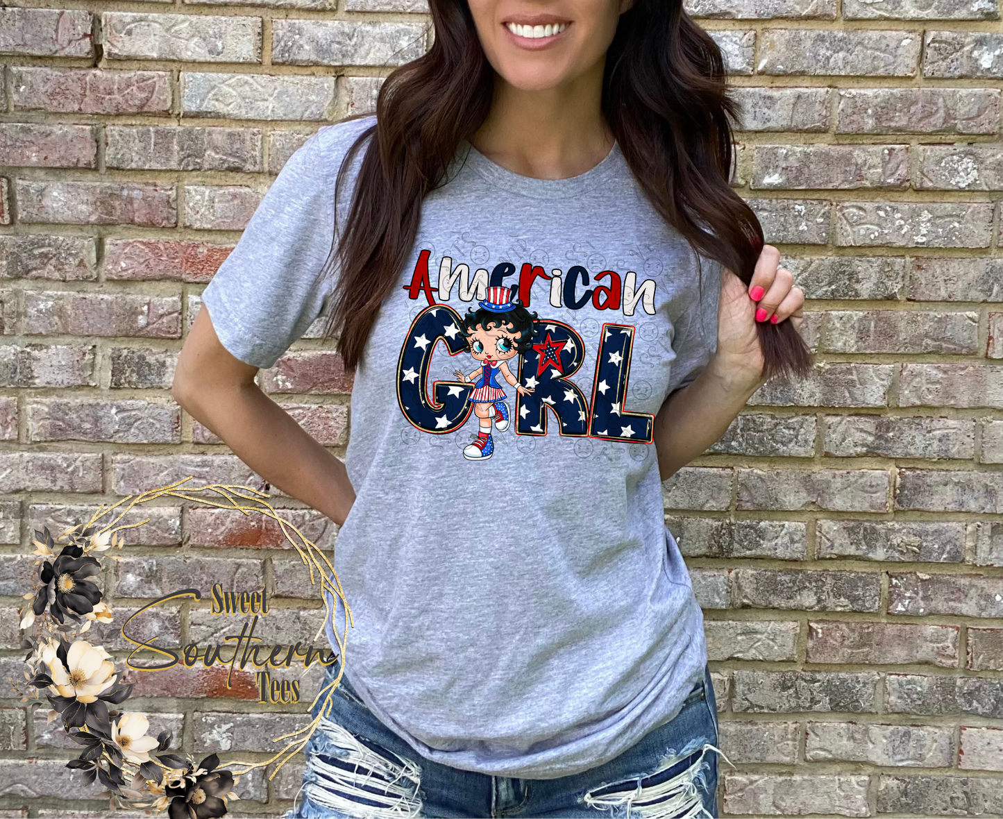 Betty Boop-American Girl 4th Of July