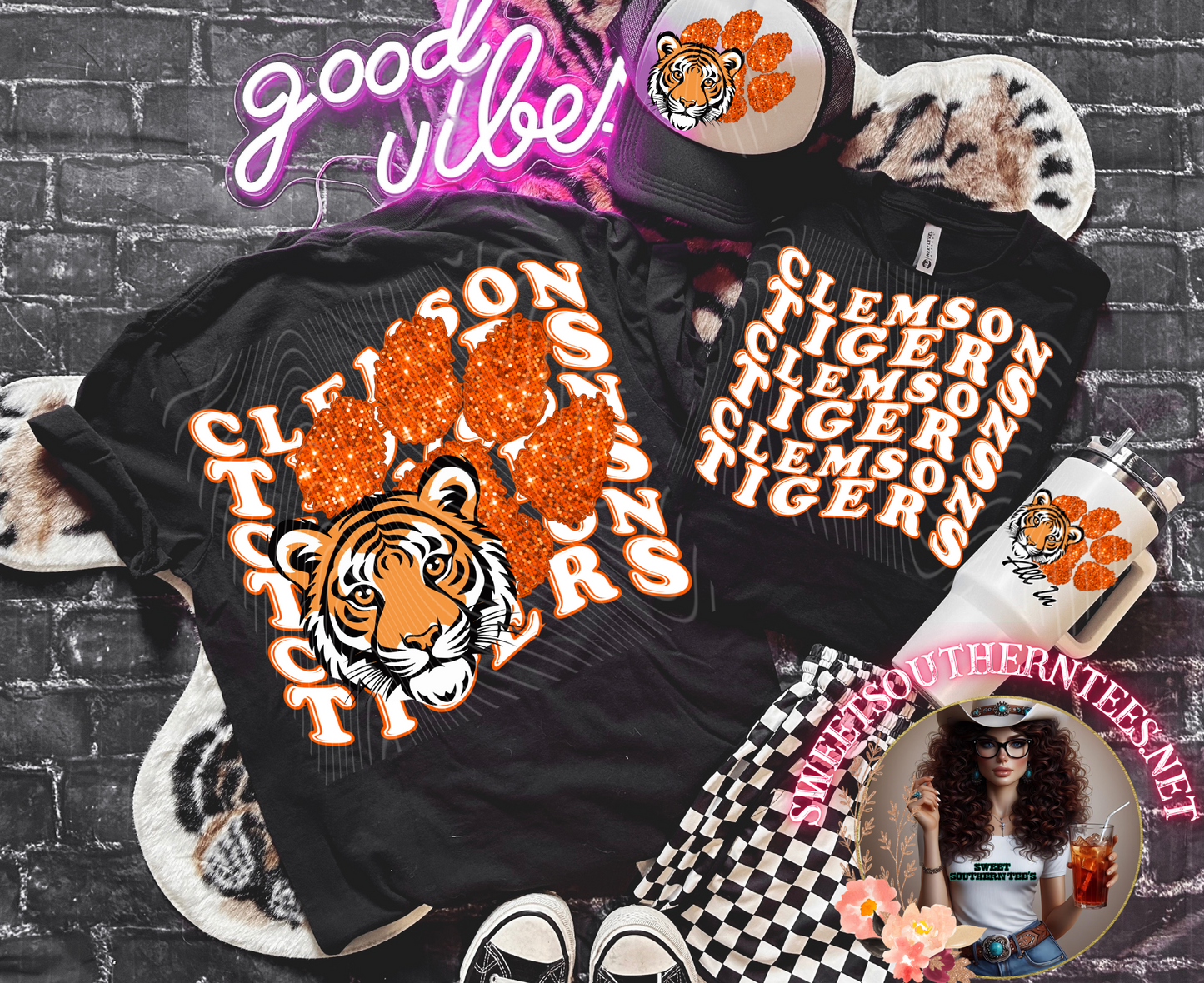 Clemson Tigers College Football-4 piece