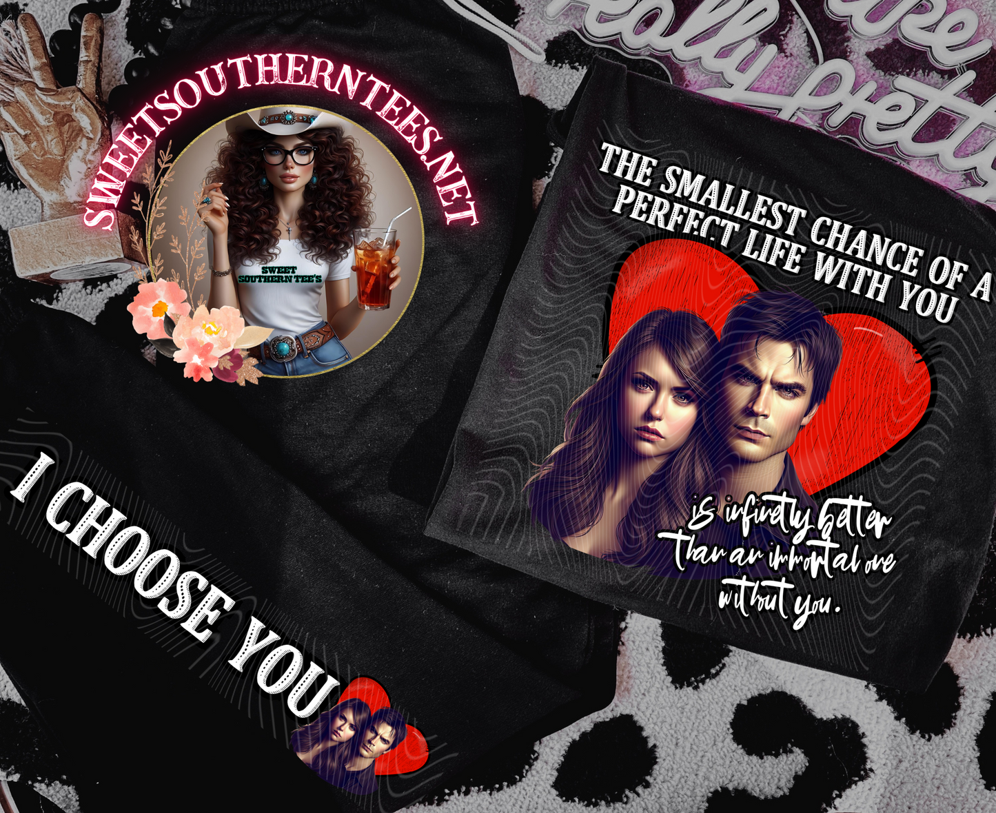 TVD-Damon & Elena- I Choose You 2 piece
