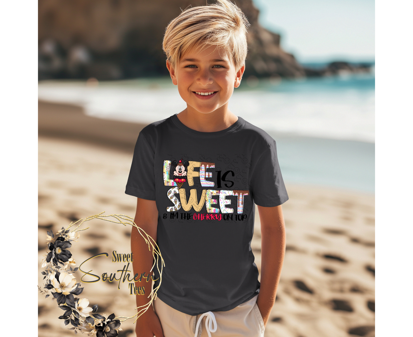 Life Is Sweet &I'm the cherry on top- Mickey Mouse
