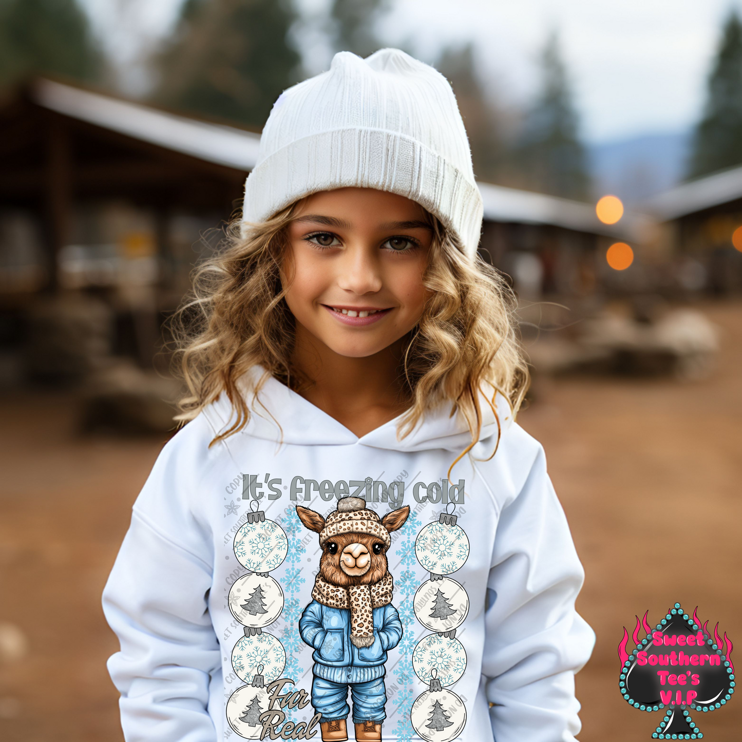 It's Freezing Fur Real Llama (2 piece set) October Design Drive 2025