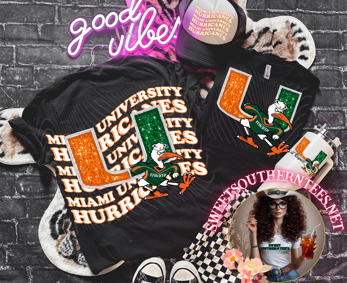 Miami Hurricanes College Football- 4 piece