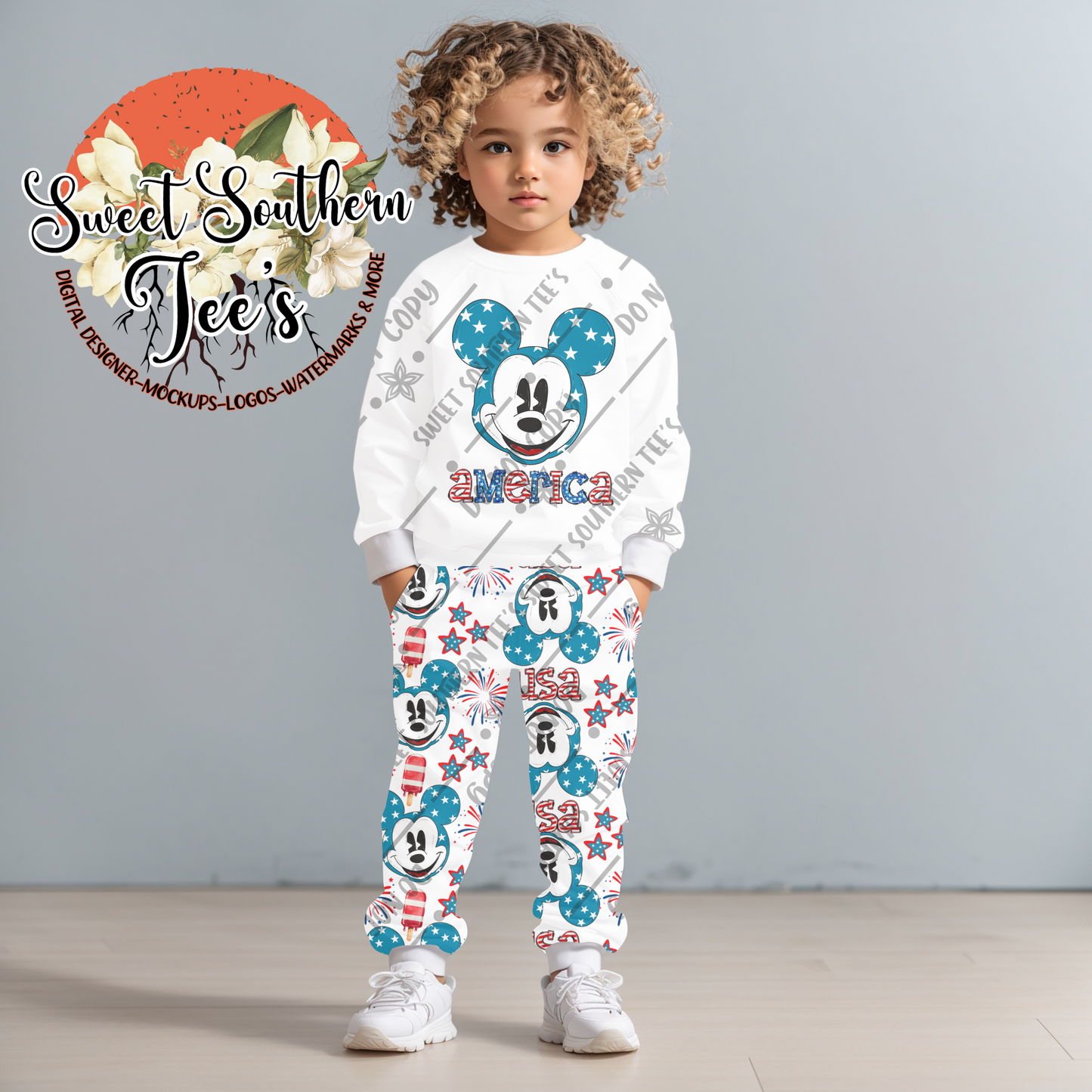 Mickey Mouse- FOJ- 2 piece set (PNG & SEAMLESS) (May Drive 2025)
