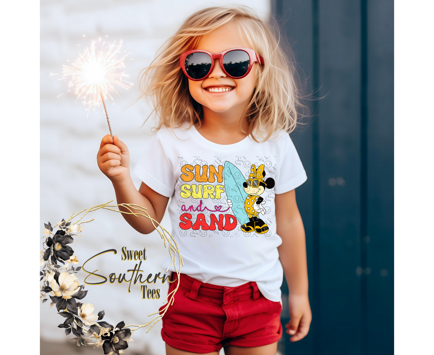 Minnie Mouse- Sun Sand and Surf