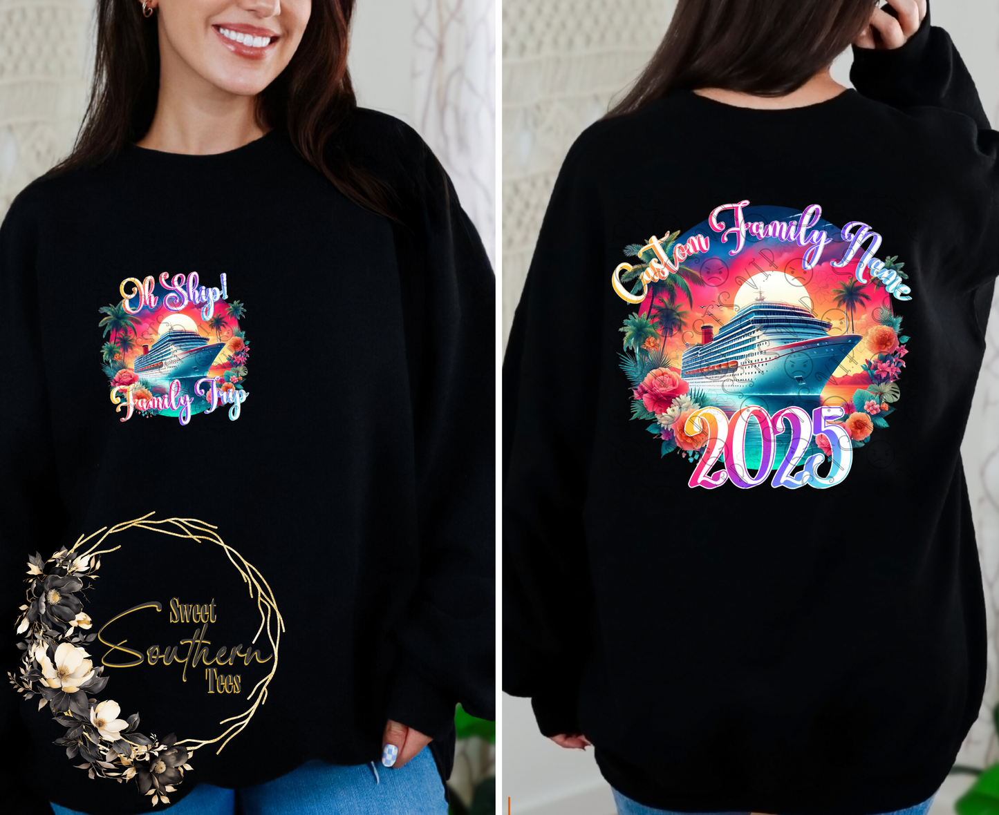 Oh Ship Family Trip-CUSTOM 2 piece set