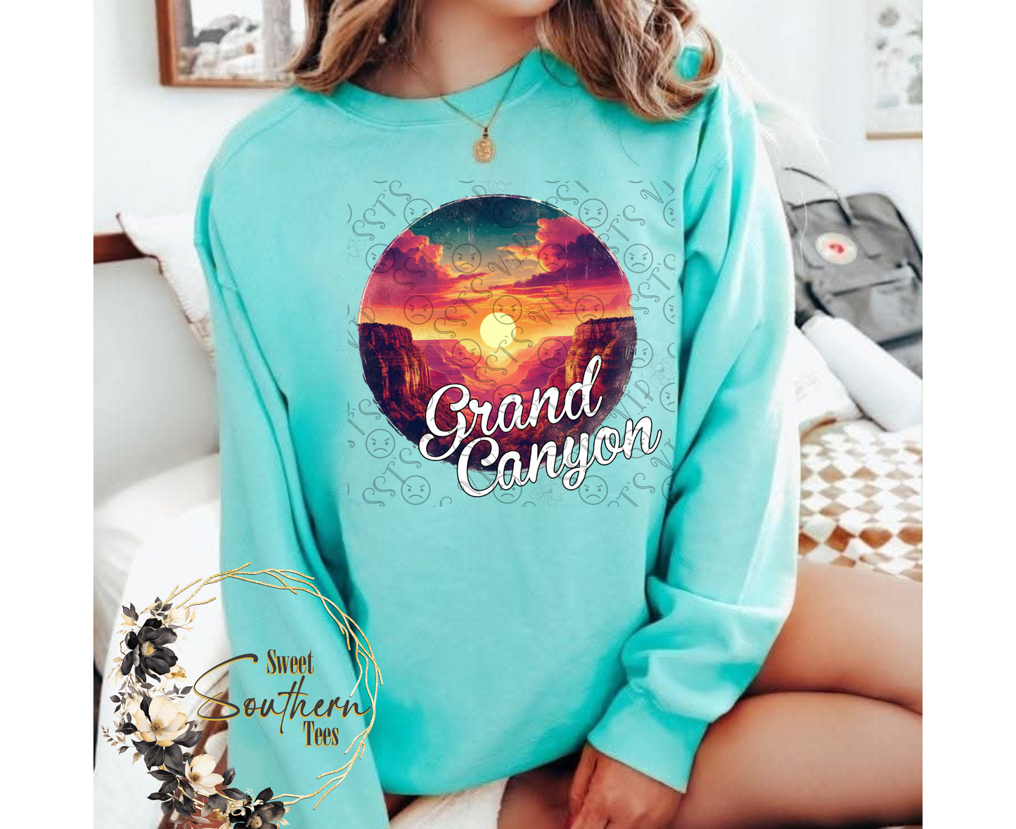 Grand Canyon- Sunset (can be customized into a Family Vacation Design)