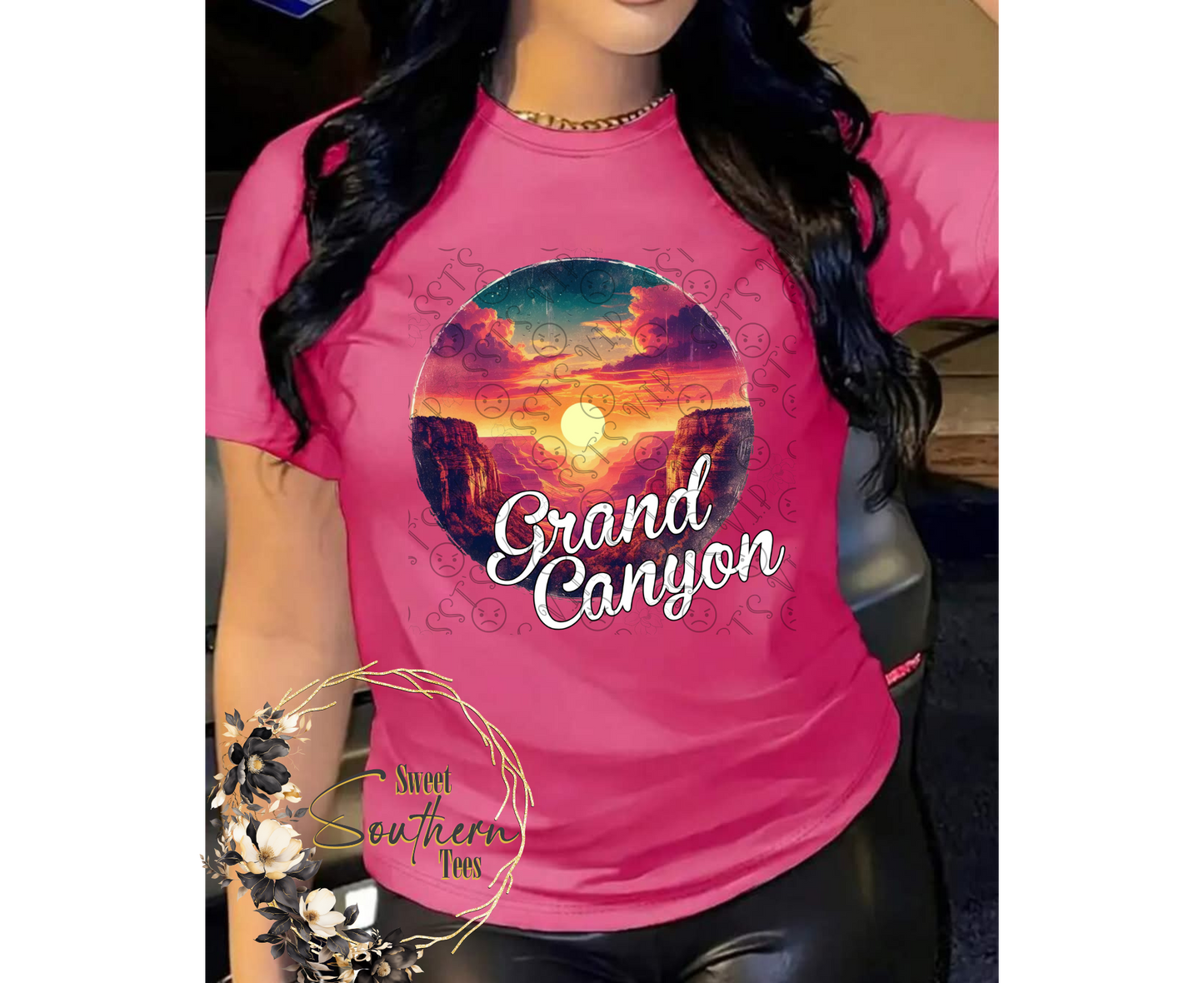 Grand Canyon- Sunset (can be customized into a Family Vacation Design)