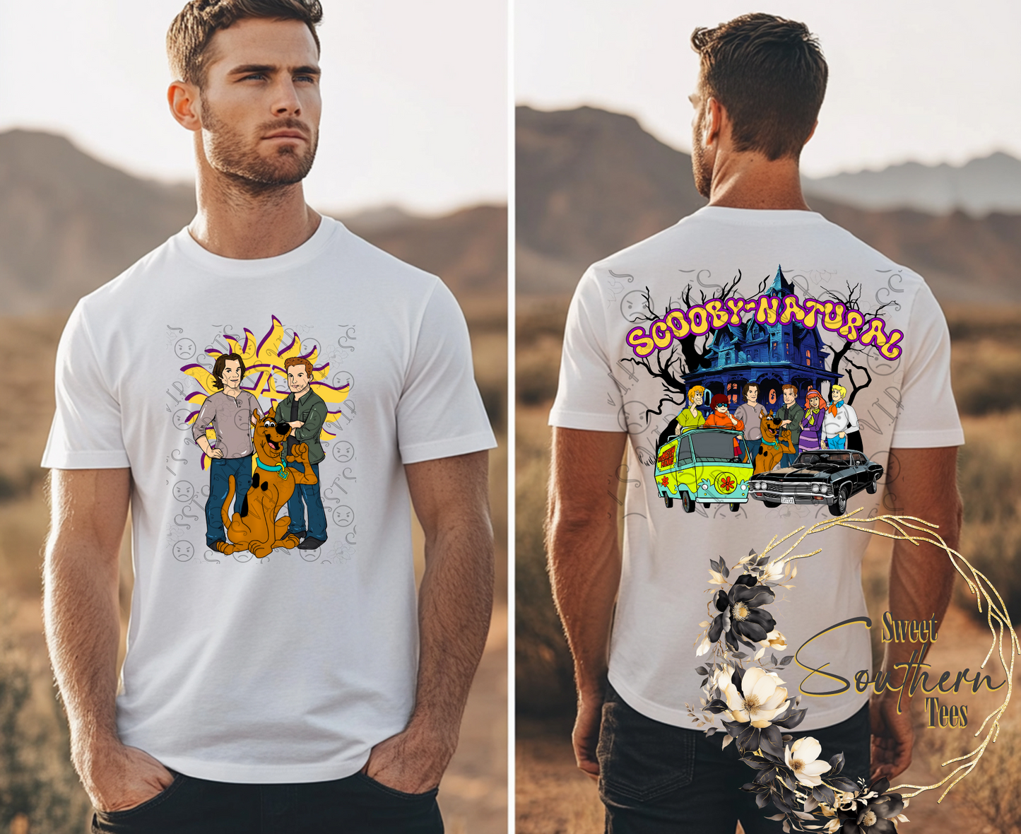 Supernatural-Scooby-Natural 2 piece set