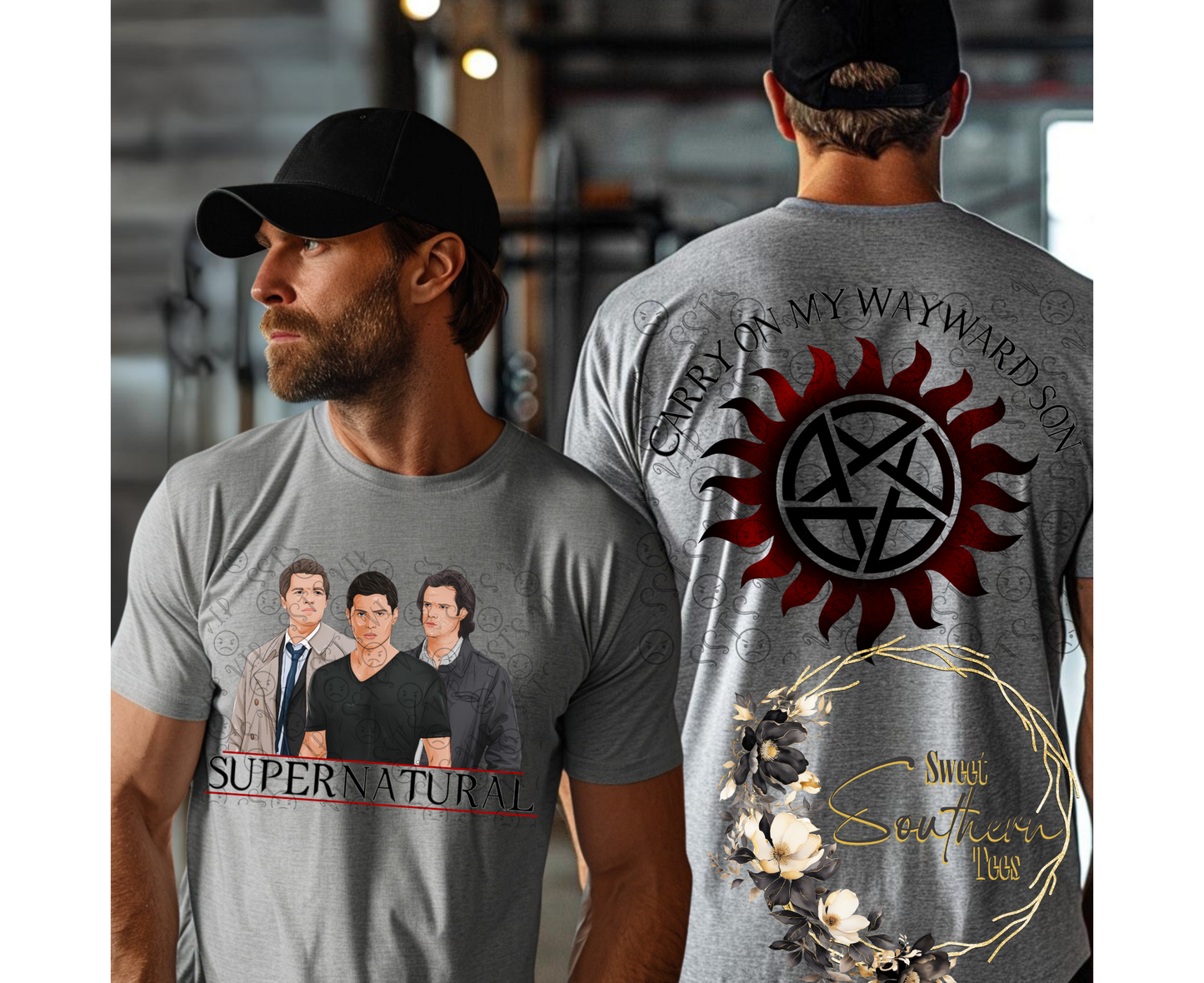 Supernatural-Castiel Dean and Sam