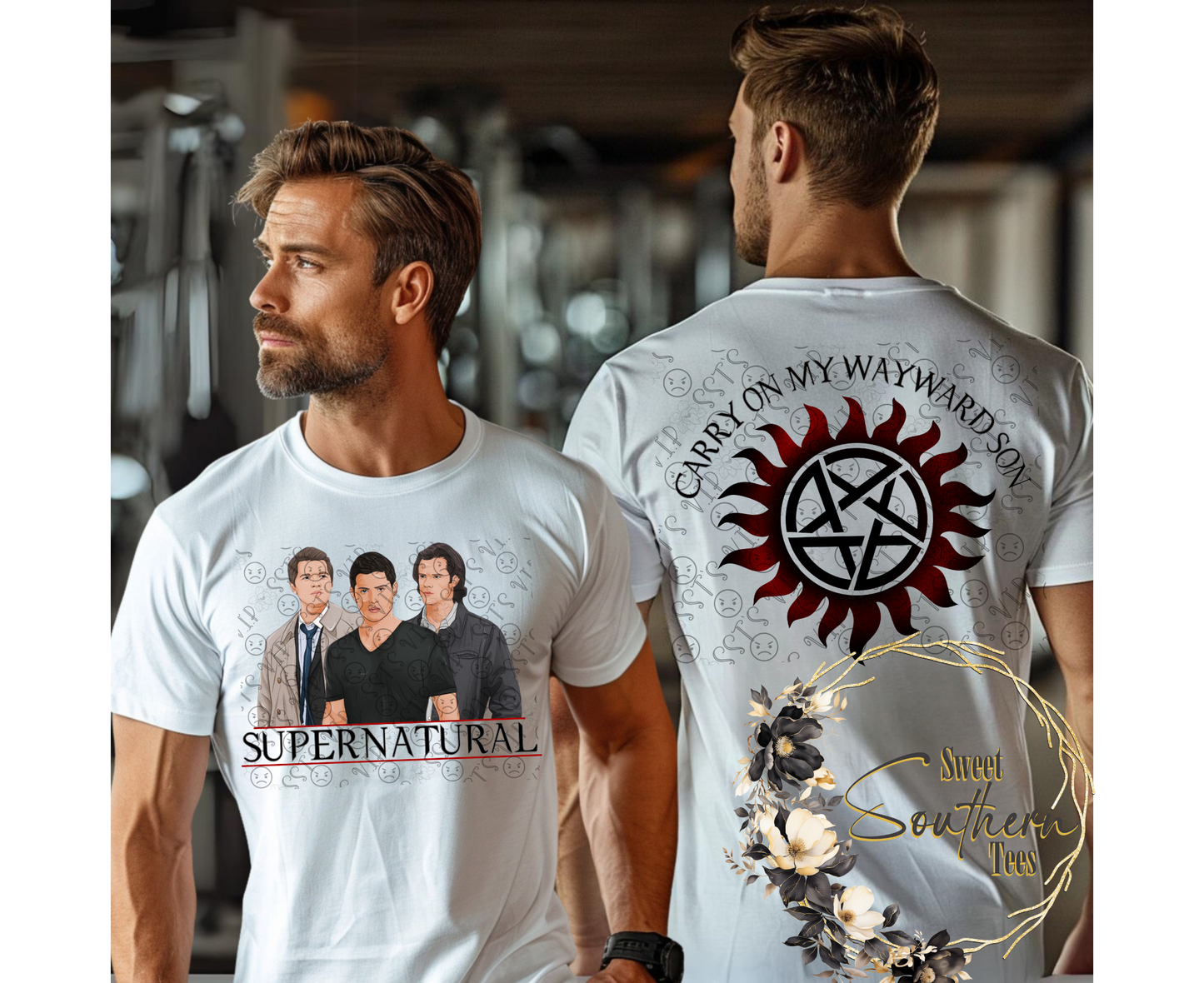 Supernatural-Castiel Dean and Sam