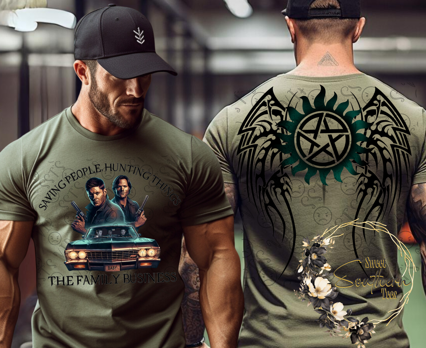 Supernatural- Saving People Hunting Things- 2 piece set