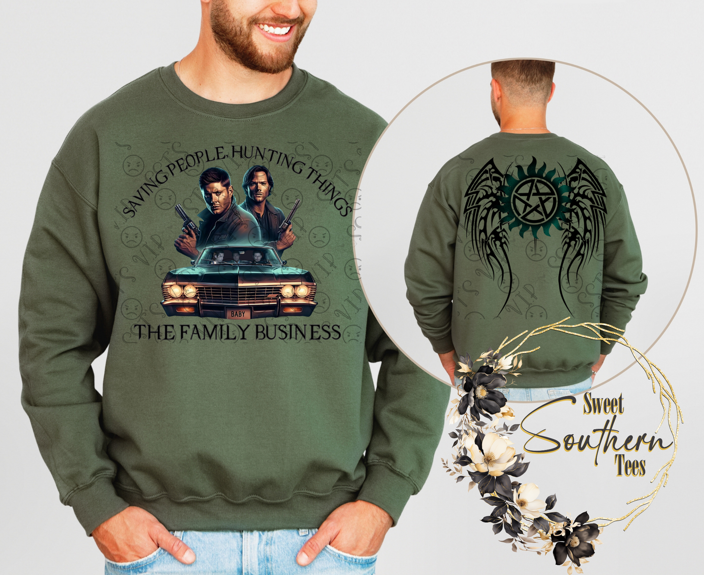 Supernatural- Saving People Hunting Things- 2 piece set