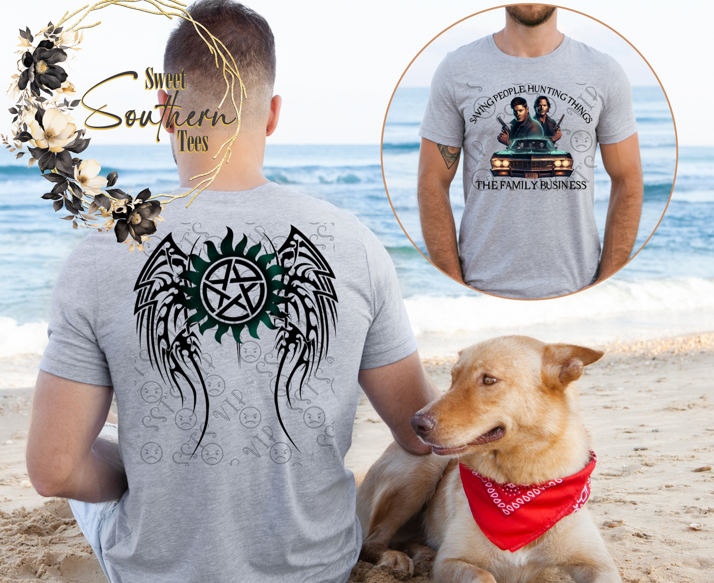 Supernatural- Saving People Hunting Things- 2 piece set