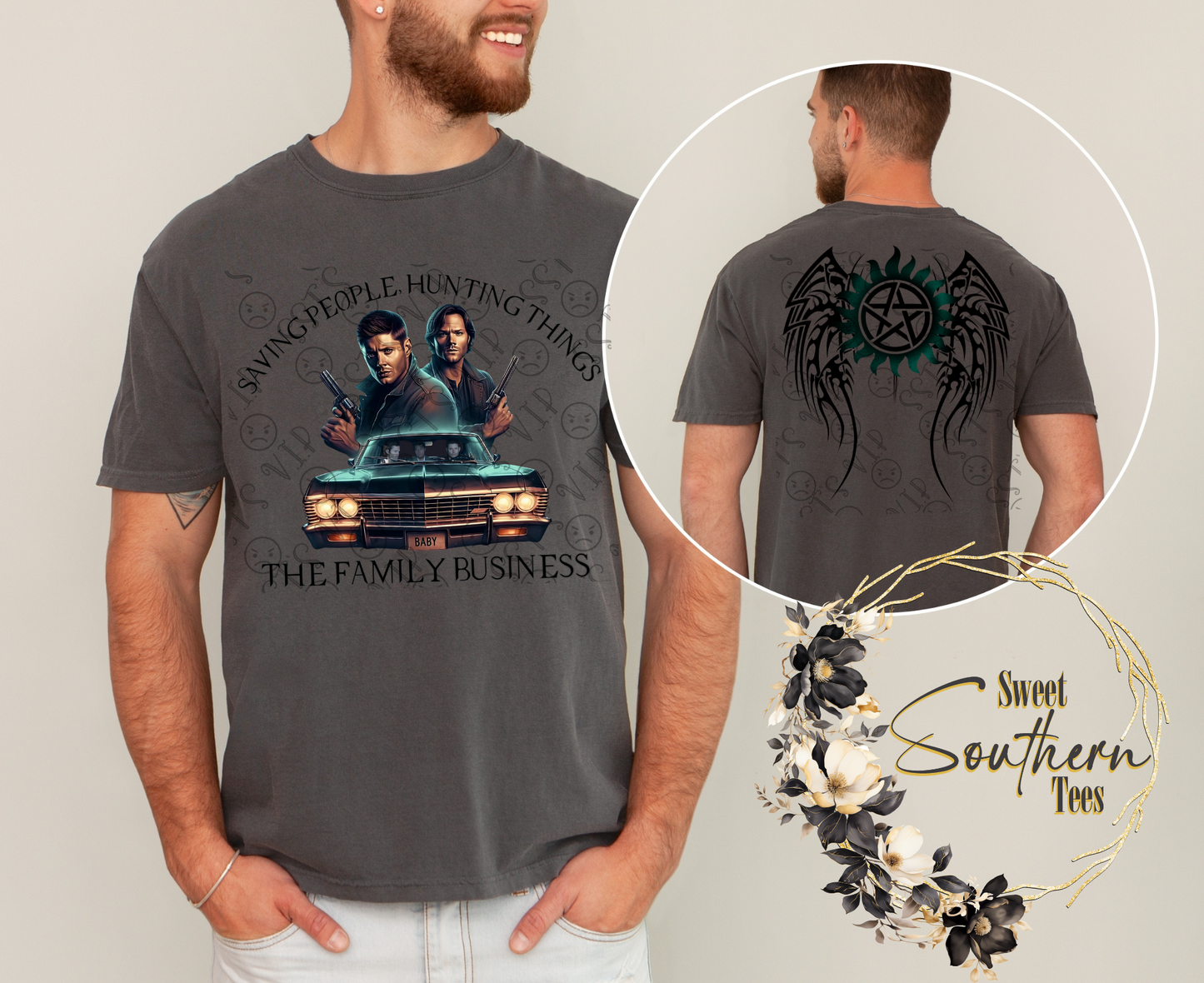 Supernatural- Saving People Hunting Things- 2 piece set