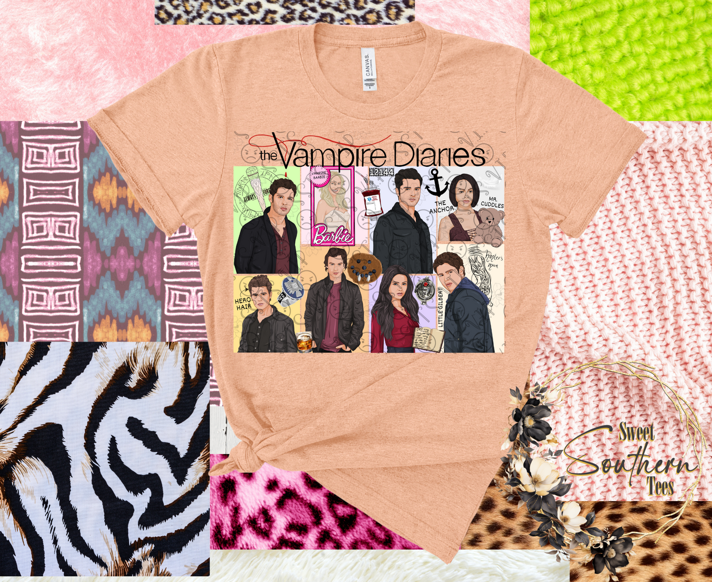 TVD- Vampire Diaries Character Collage