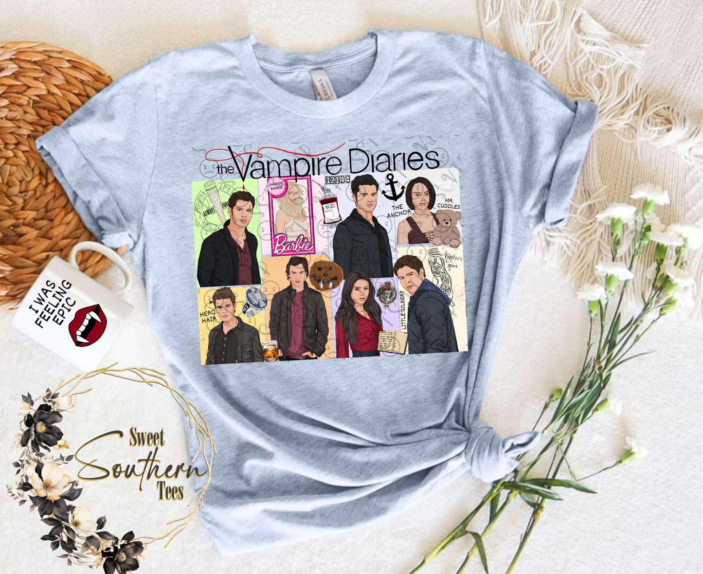 TVD- Vampire Diaries Character Collage