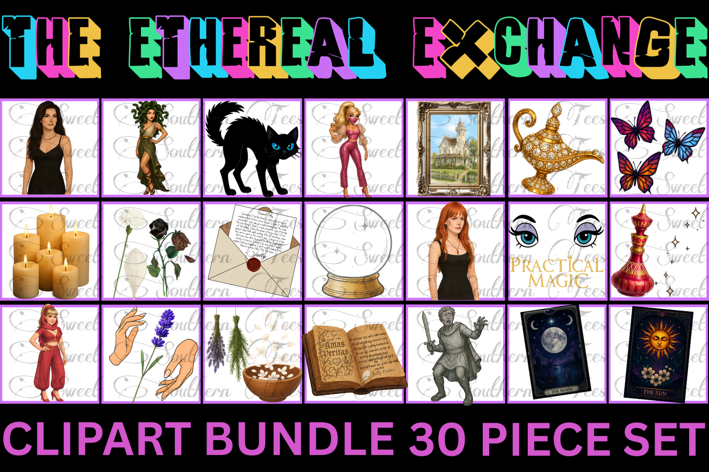 The Ethereal Collab CLIPART Set (July Clipart Drive 2025)