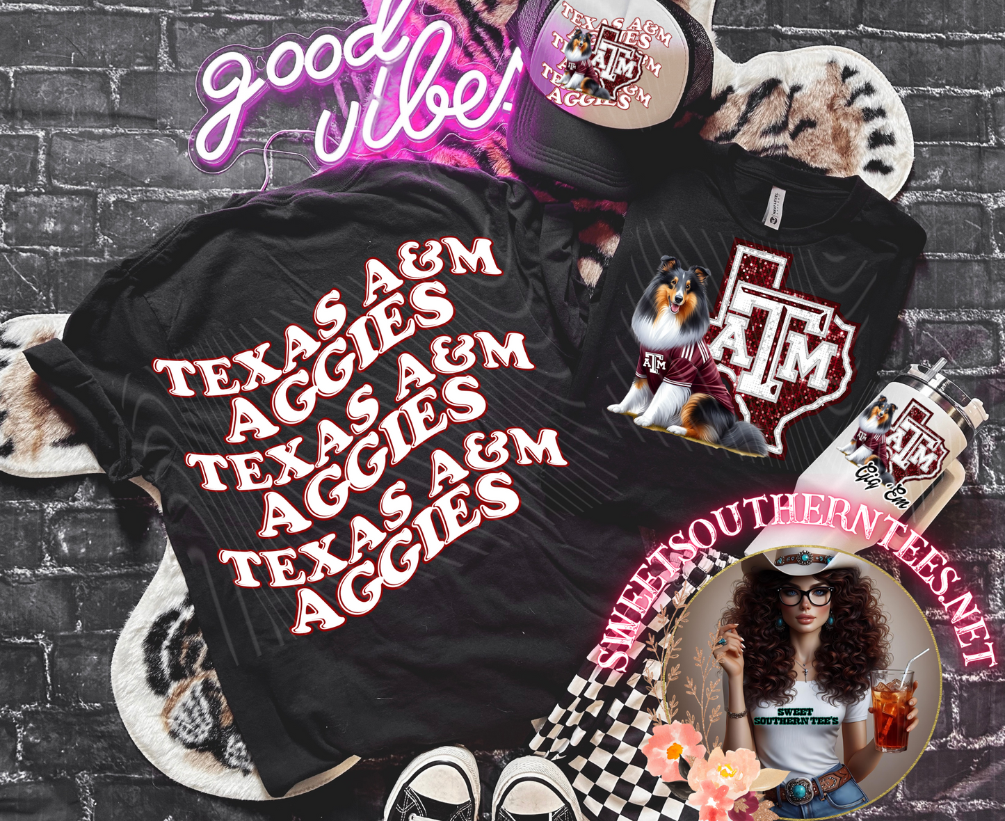 Texas A&M Aggies College Football- 4 piece