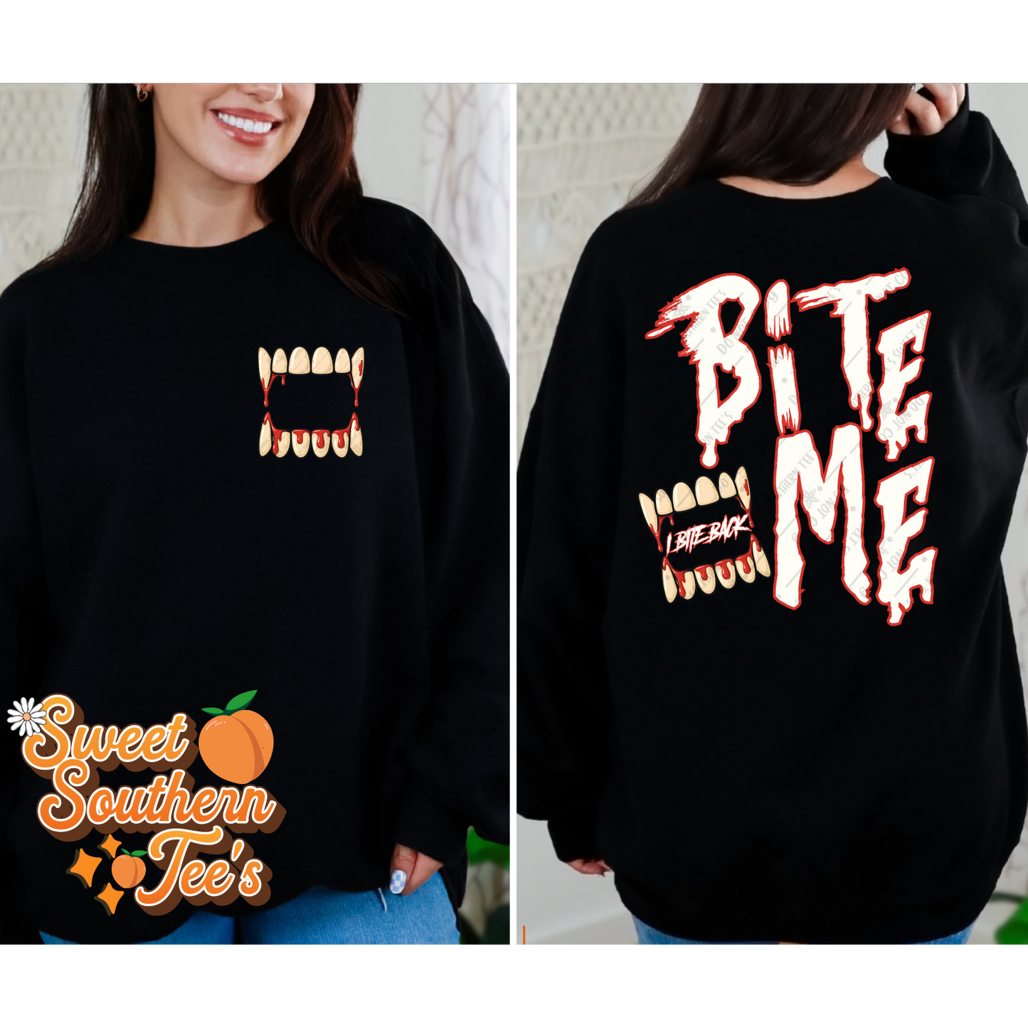 Vampire Teeth-Bite Me- 2 Piece Set (August Design Drive 2025)