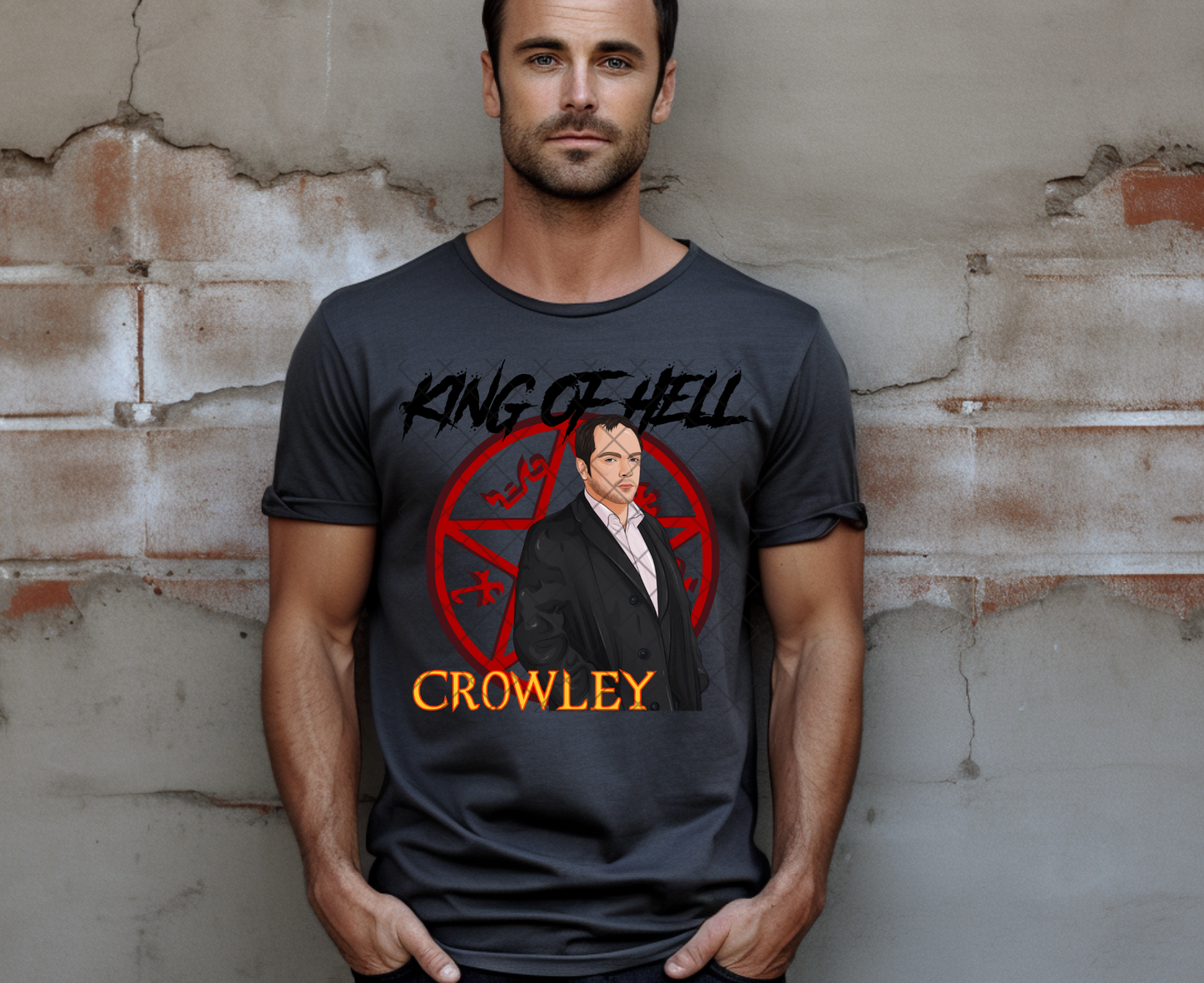 Supernatural- Crowley King of Hell- Black