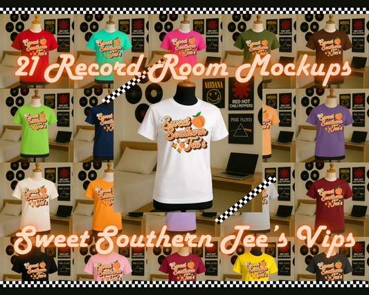 Record Room Mockup Bundle (June Mockup Drive 2025)