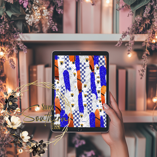 KY Wildcats NCAA College Basketball Brush Digital Paper