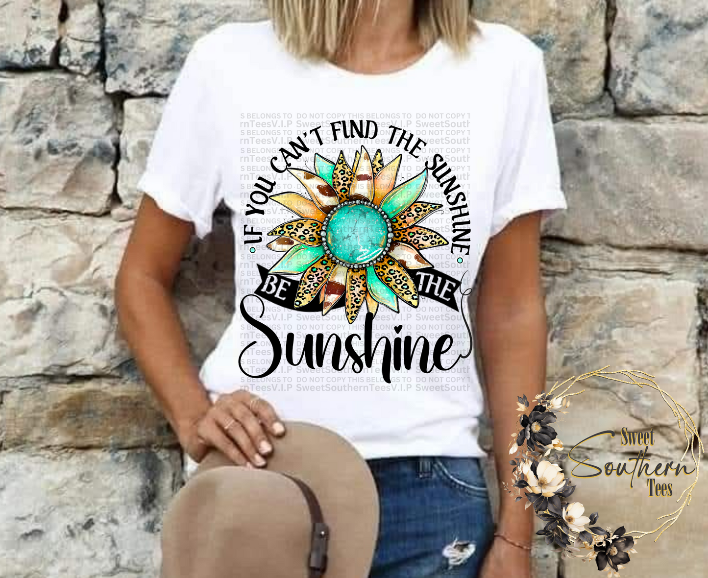 If You Can't Find The Sunshine Be The Sunshine-Western Sunflower