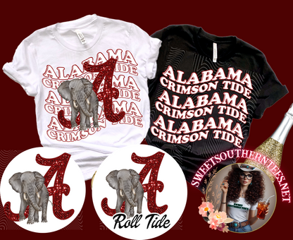 Alabama Crimson Tide College Football -4 piece