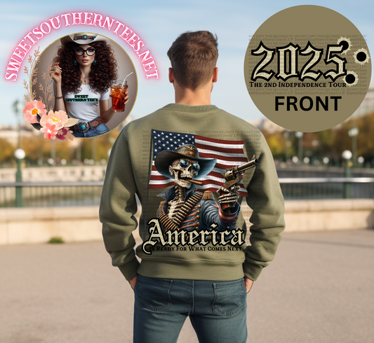 NYE-2025 Men's America is Ready 2 piece set