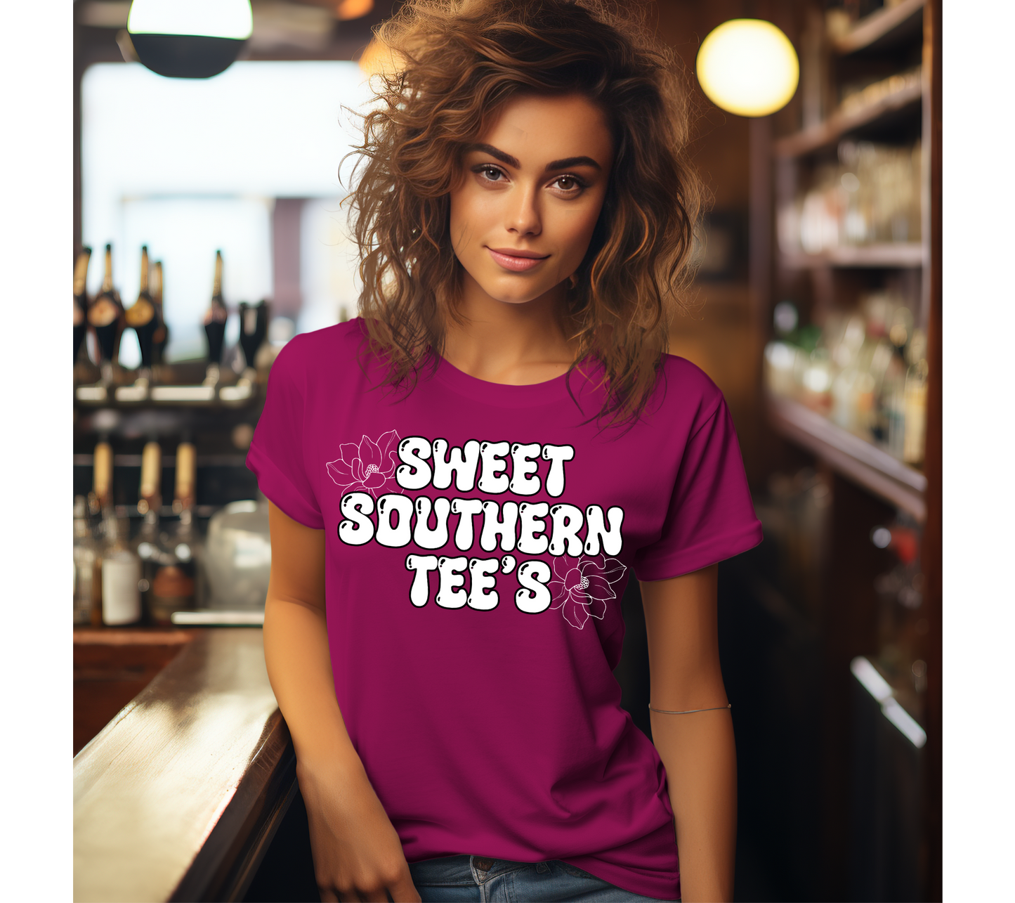 Berry-Gildan-Barkeep Woman-Mockup