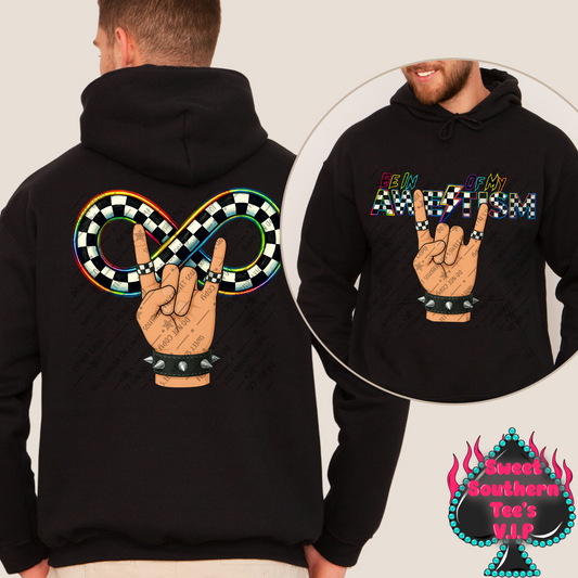 Be In Awe Of My 'Tism- Men's Rock Hands (October Design Drive 2025)