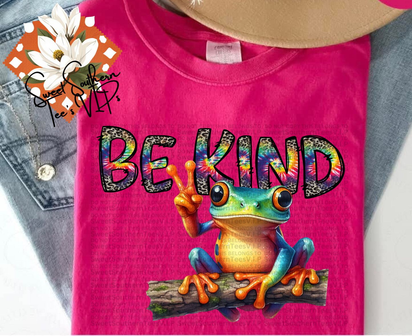 Be Kind Tree Frog (Tye Dye)