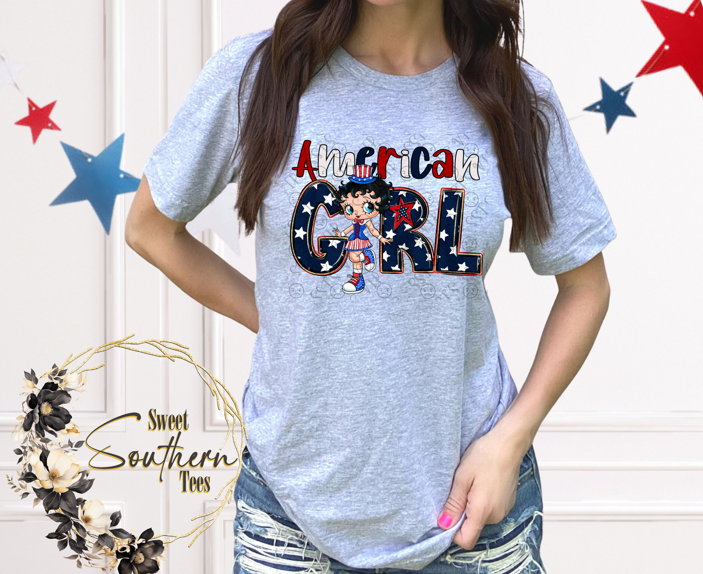 Betty Boop-American Girl 4th Of July