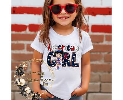 Betty Boop-American Girl 4th Of July