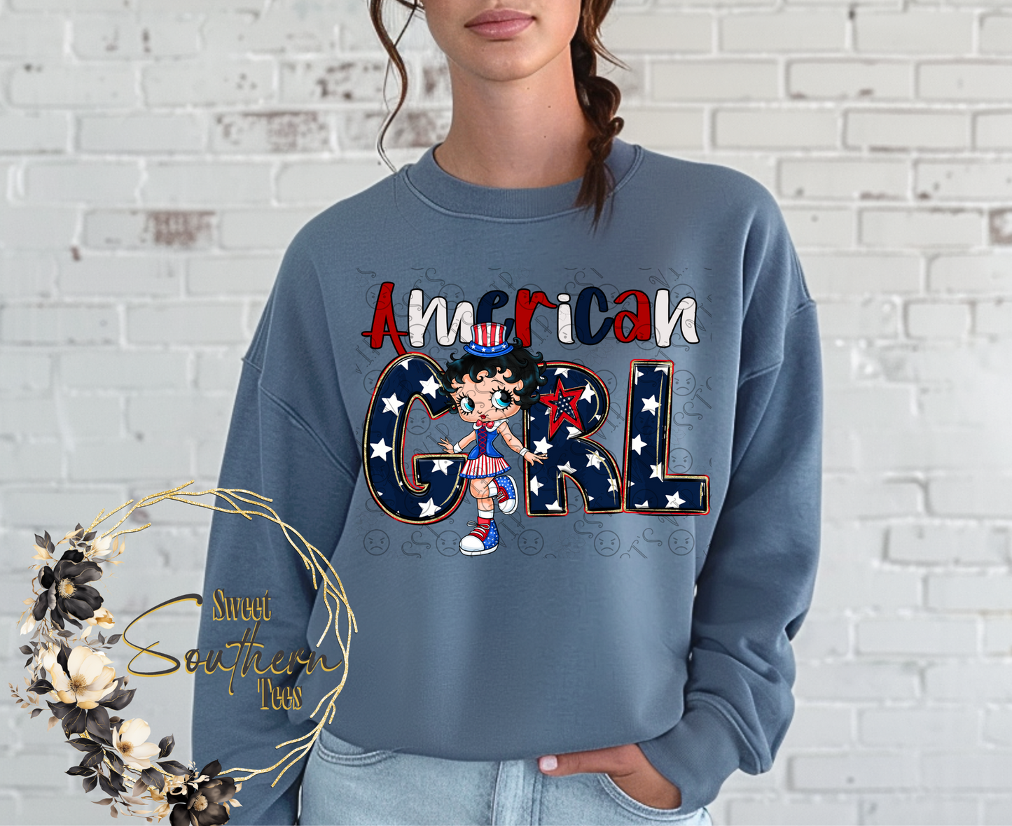 Betty Boop-American Girl 4th Of July