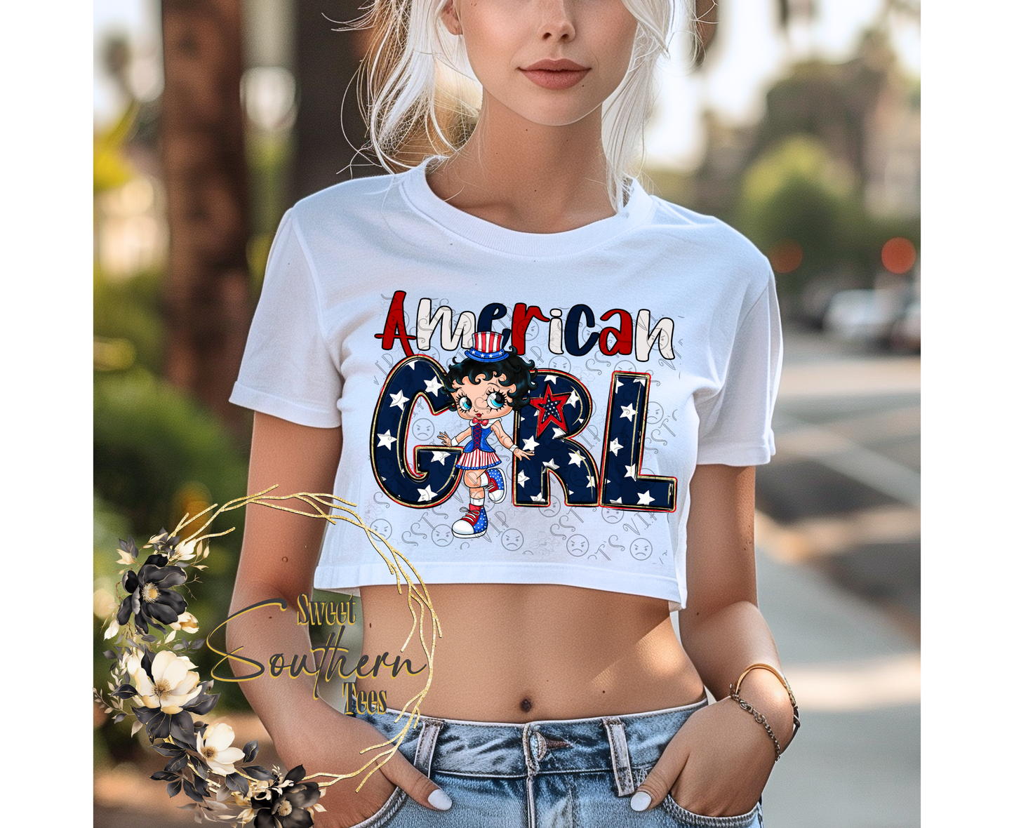 Betty Boop-American Girl 4th Of July
