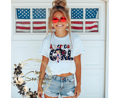 Betty Boop-American Girl 4th Of July