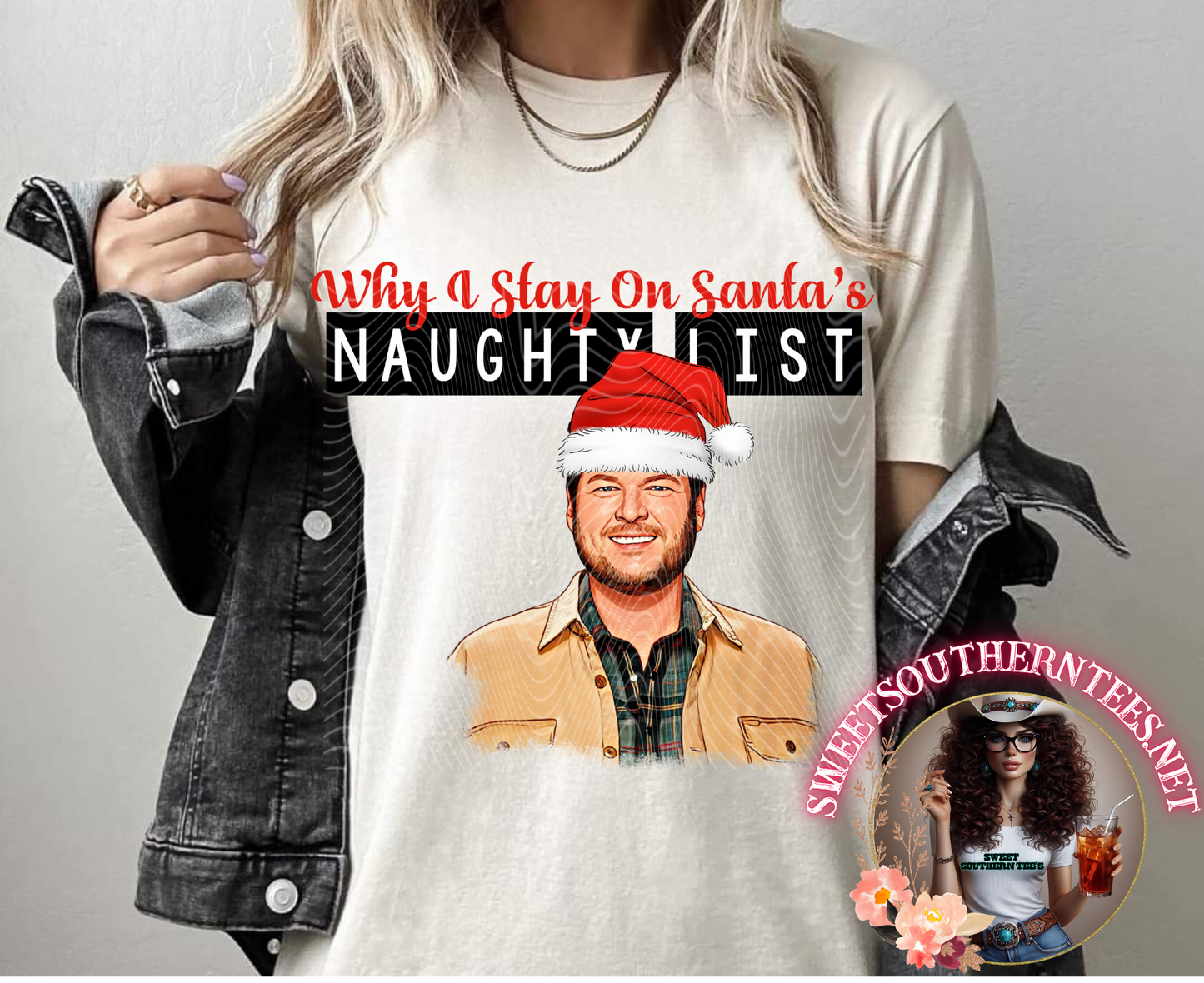 Blake- The reason I'm on the naughty list