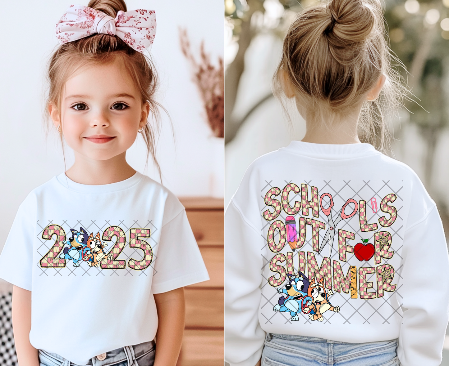 Bluey- School's Out For Summer 2025- 2 piece set