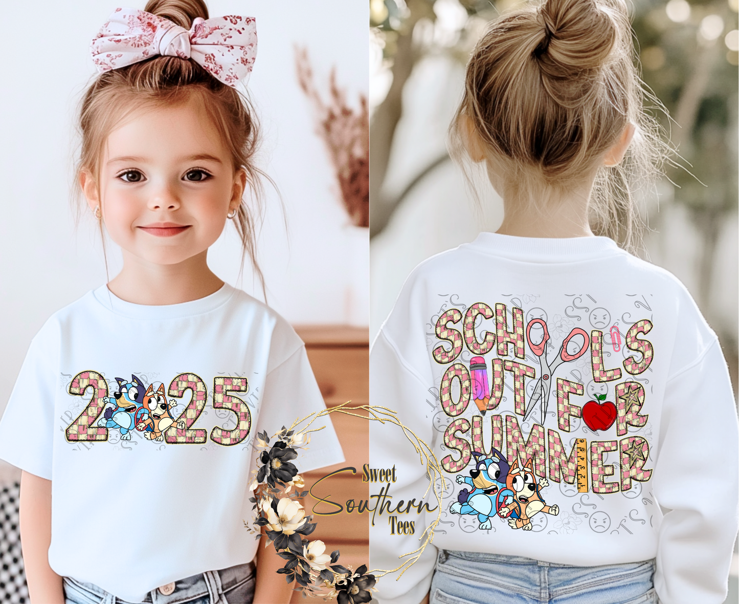 Bluey- School's Out For Summer 2025- 2 piece set