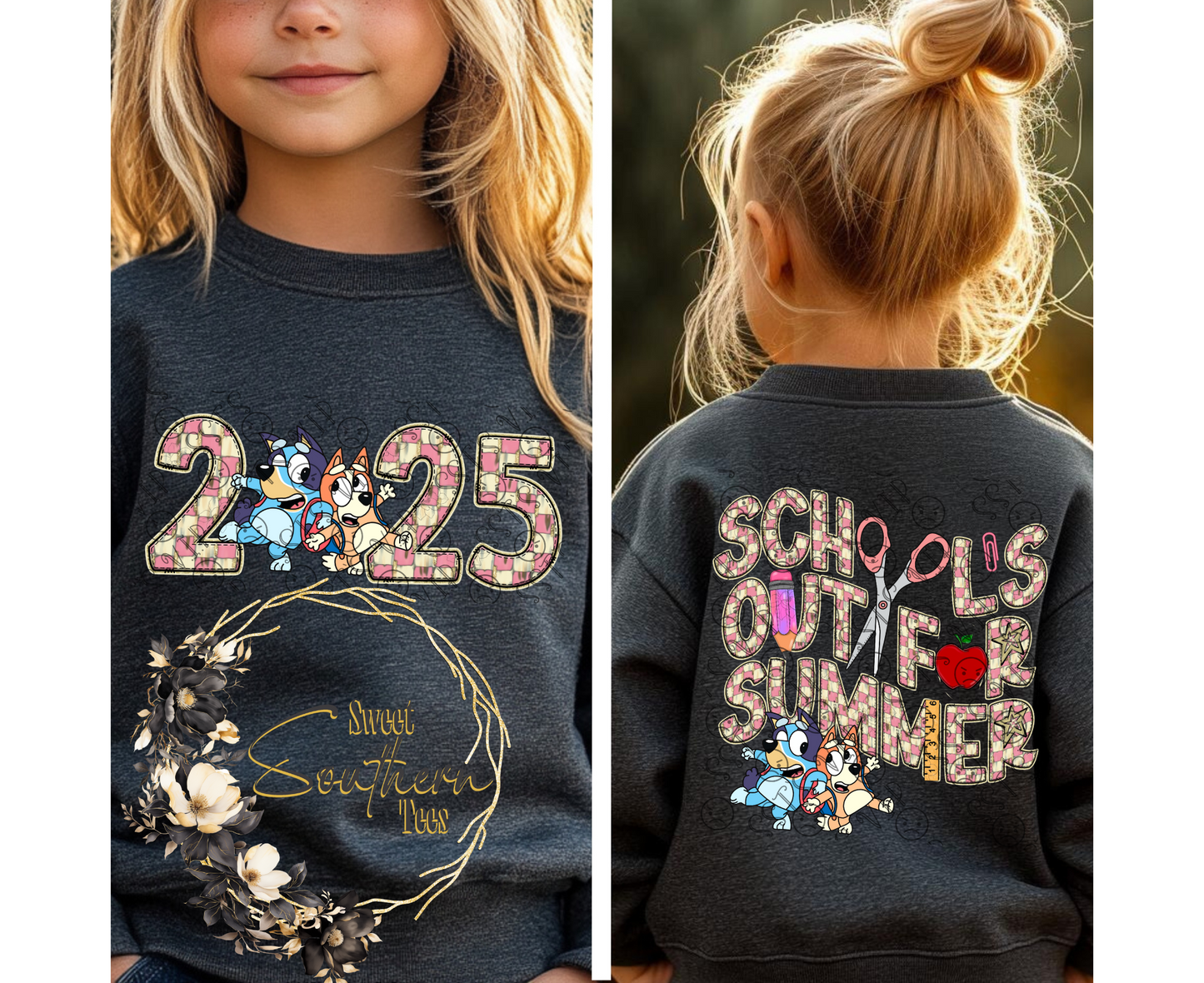 Bluey- School's Out For Summer 2025- 2 piece set