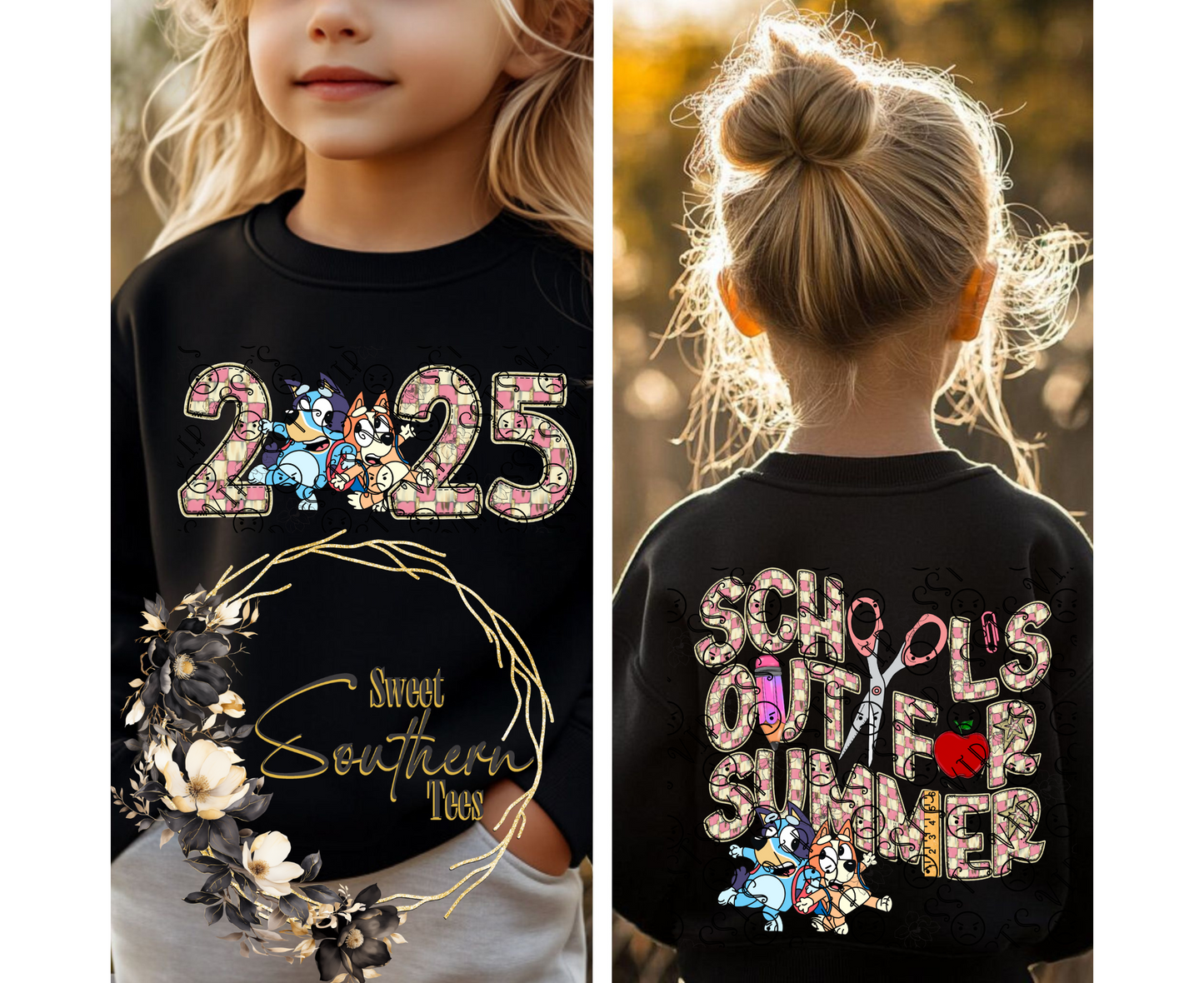 Bluey- School's Out For Summer 2025- 2 piece set