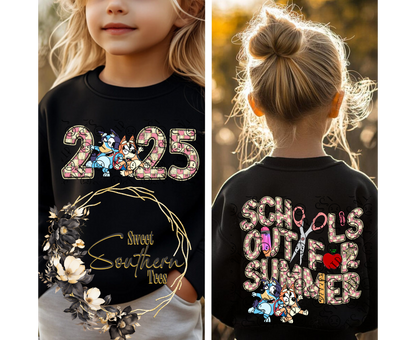 Bluey- School's Out For Summer 2025- 2 piece set