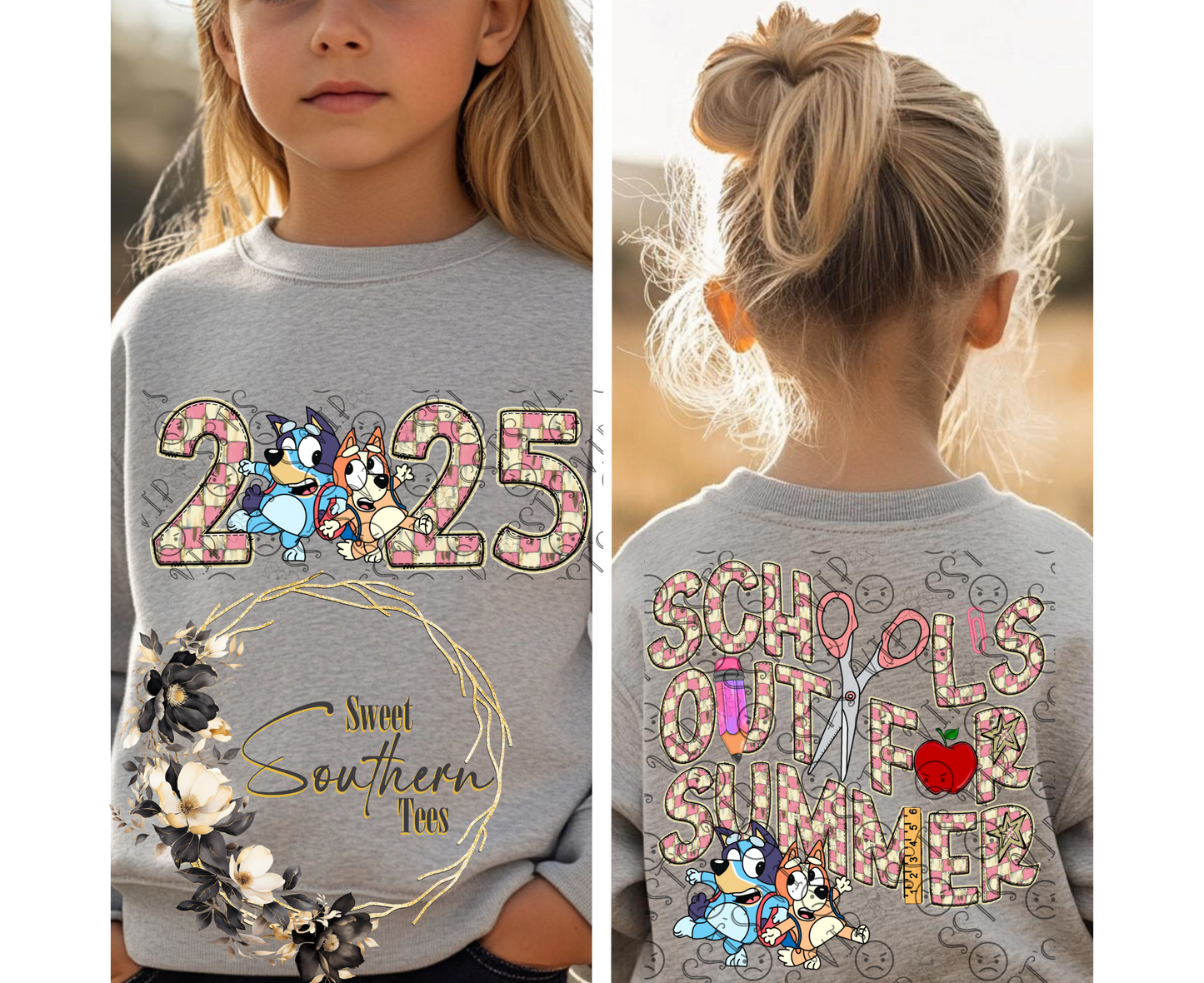 Bluey- School's Out For Summer 2025- 2 piece set