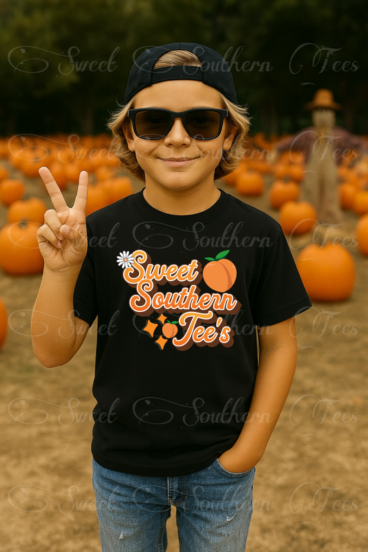 Boy-Pumpkin Patch-Black Tshirt-Mockup