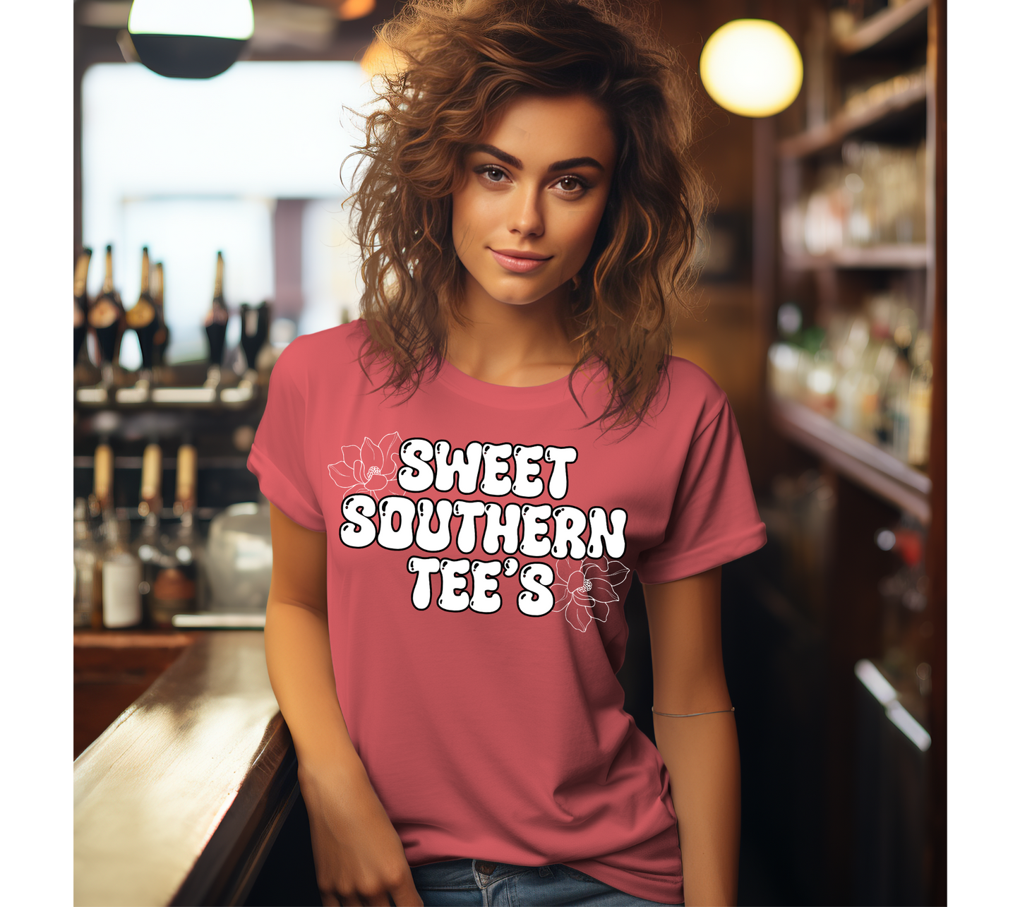 Coral Silk-Gildan-Barkeep Woman-Mockup